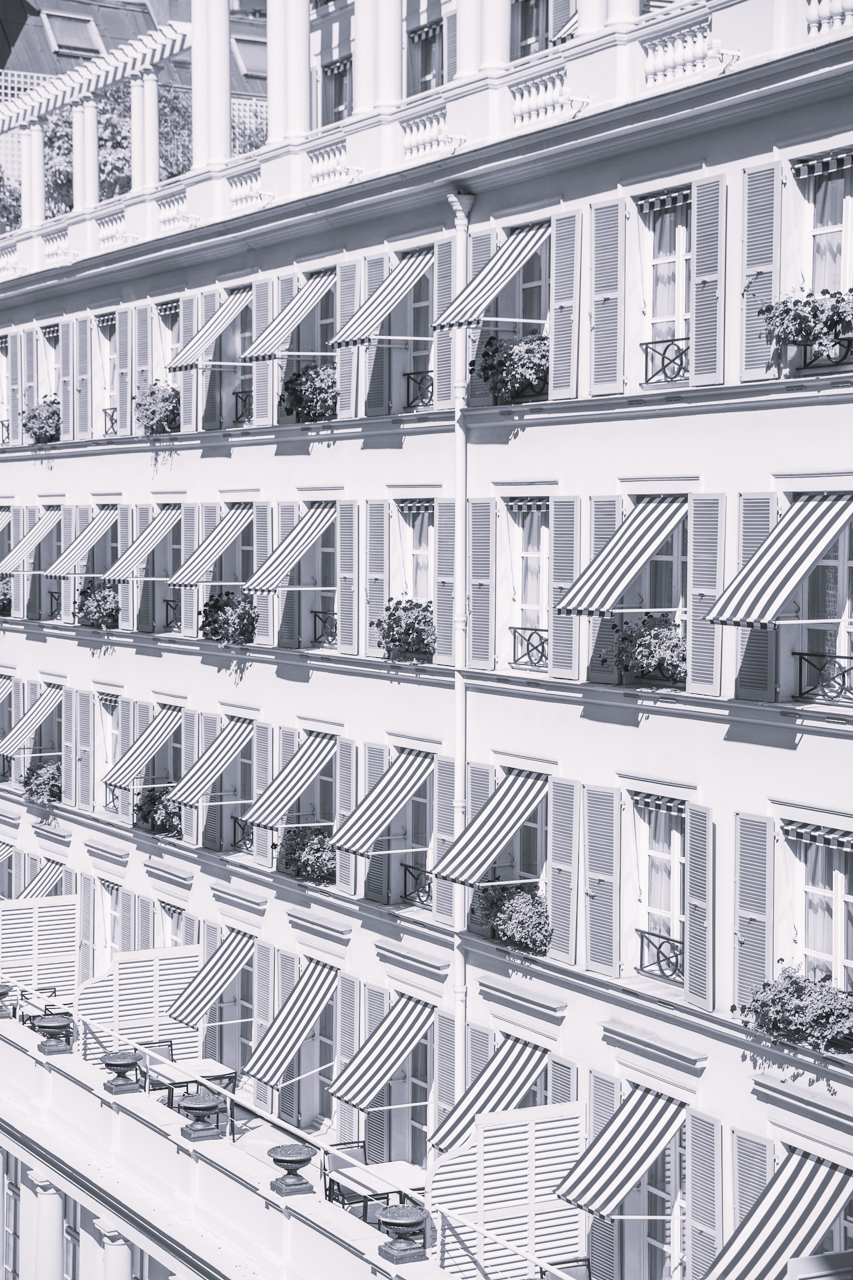 Le Bristol Paris - Façade coté jardin Français - Romain Réglade 