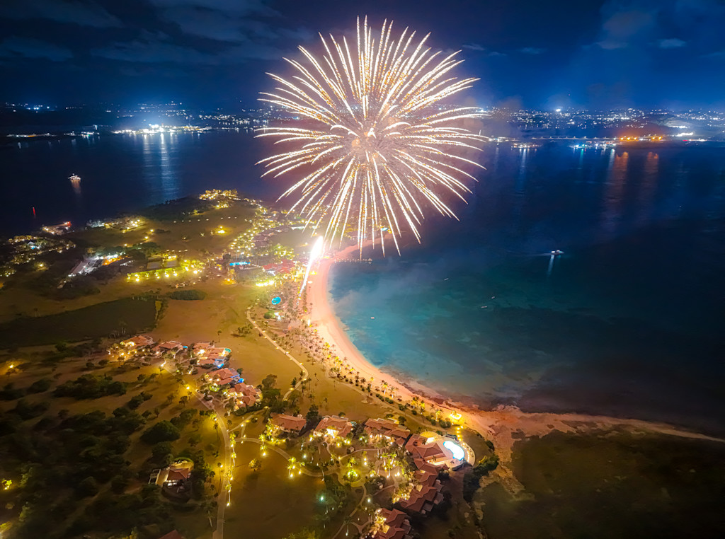 JBI - Fireworks over the Beach