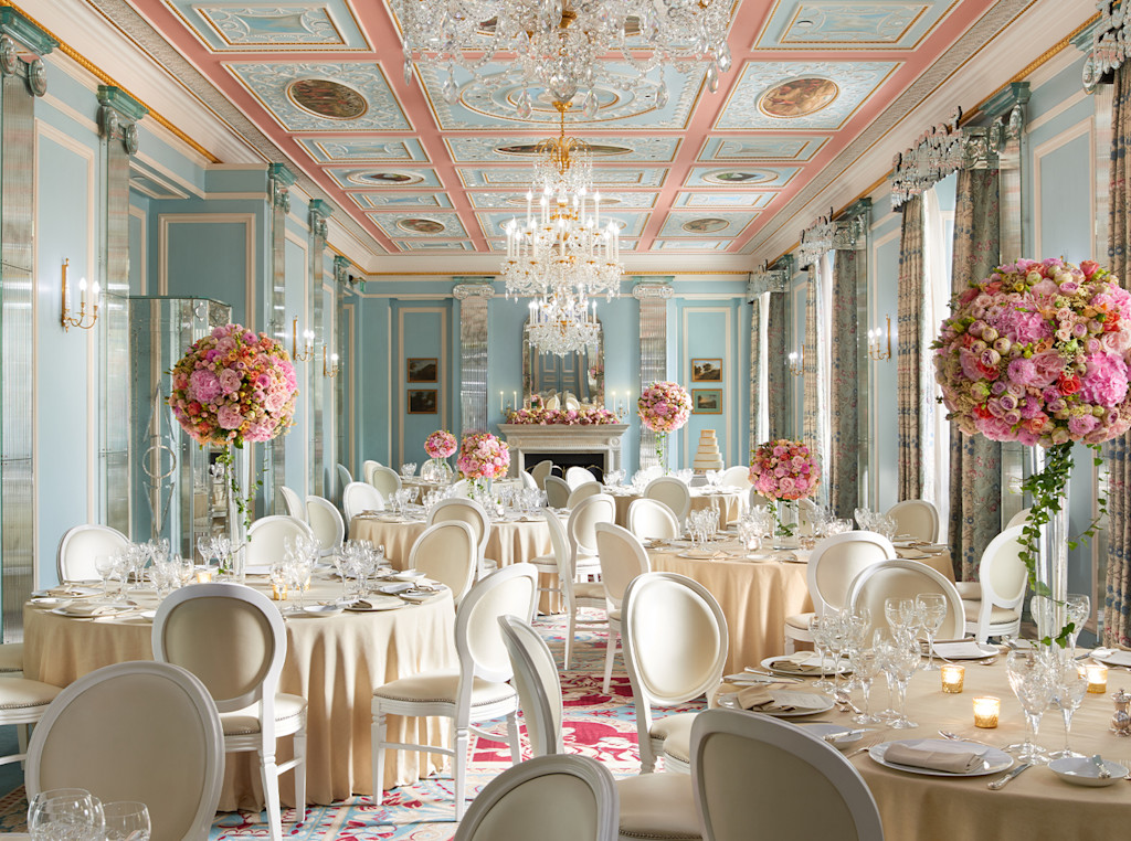 LAN - The Belgravia Room Wedding Set Up The Lanesborough London