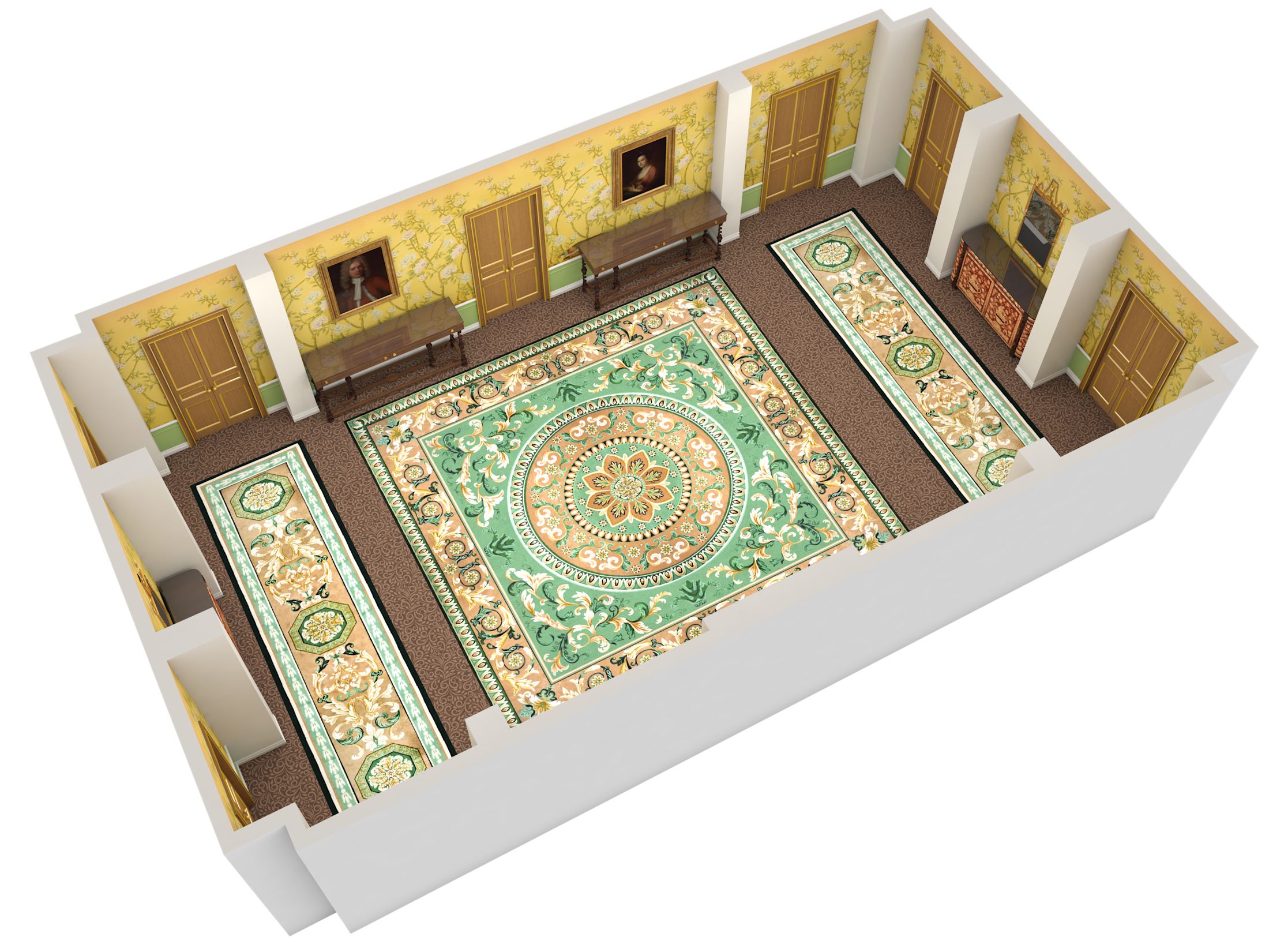 LAN - Westminster Room 3D Plan