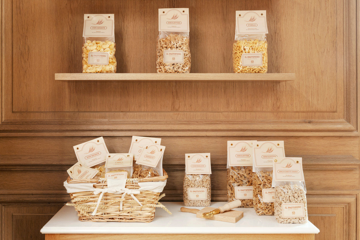 Le Bristol Paris - Packagings pâtes Epicerie - Atelier Il Pastificio bsvWe