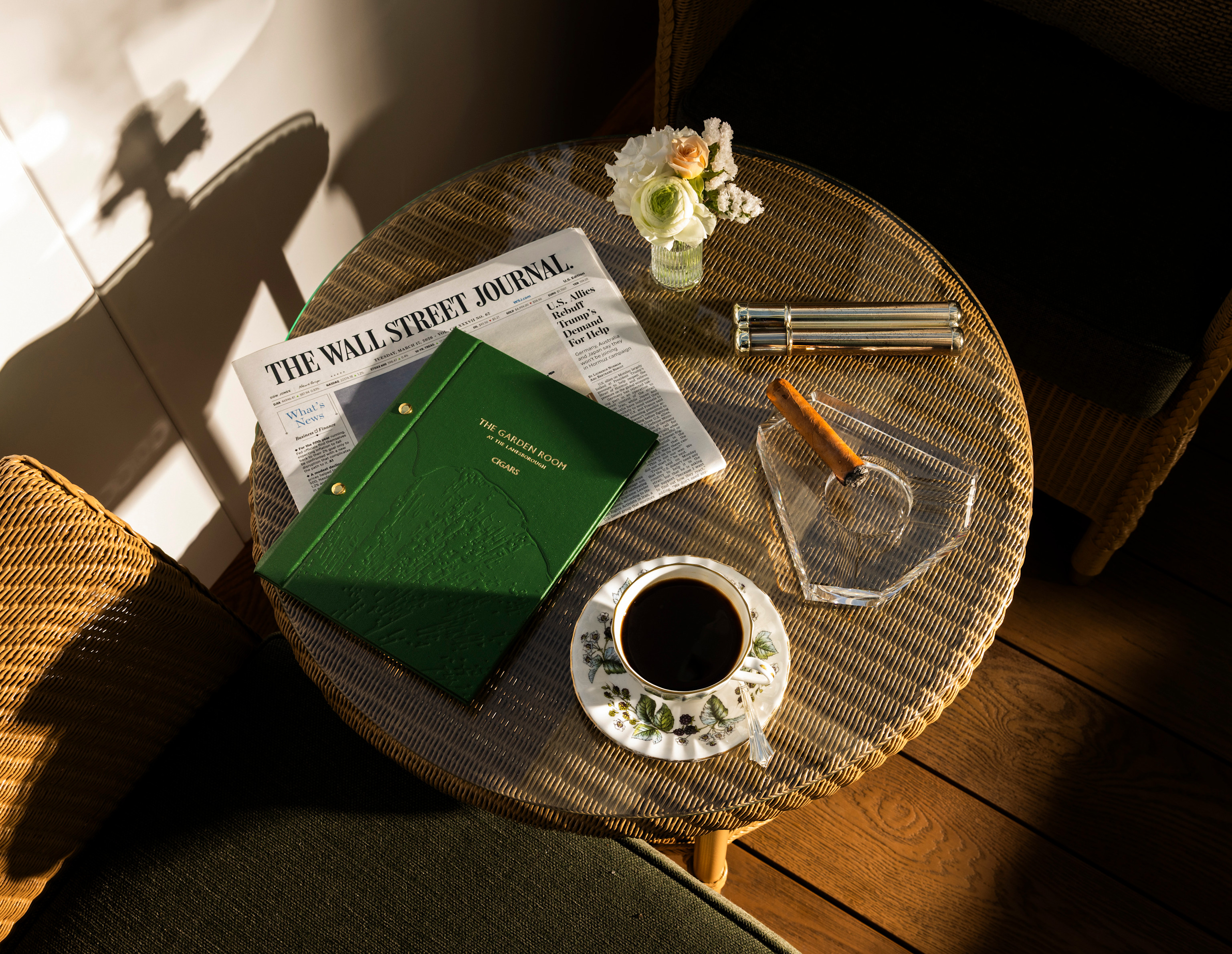 Coffee and cigar - The Garden Room