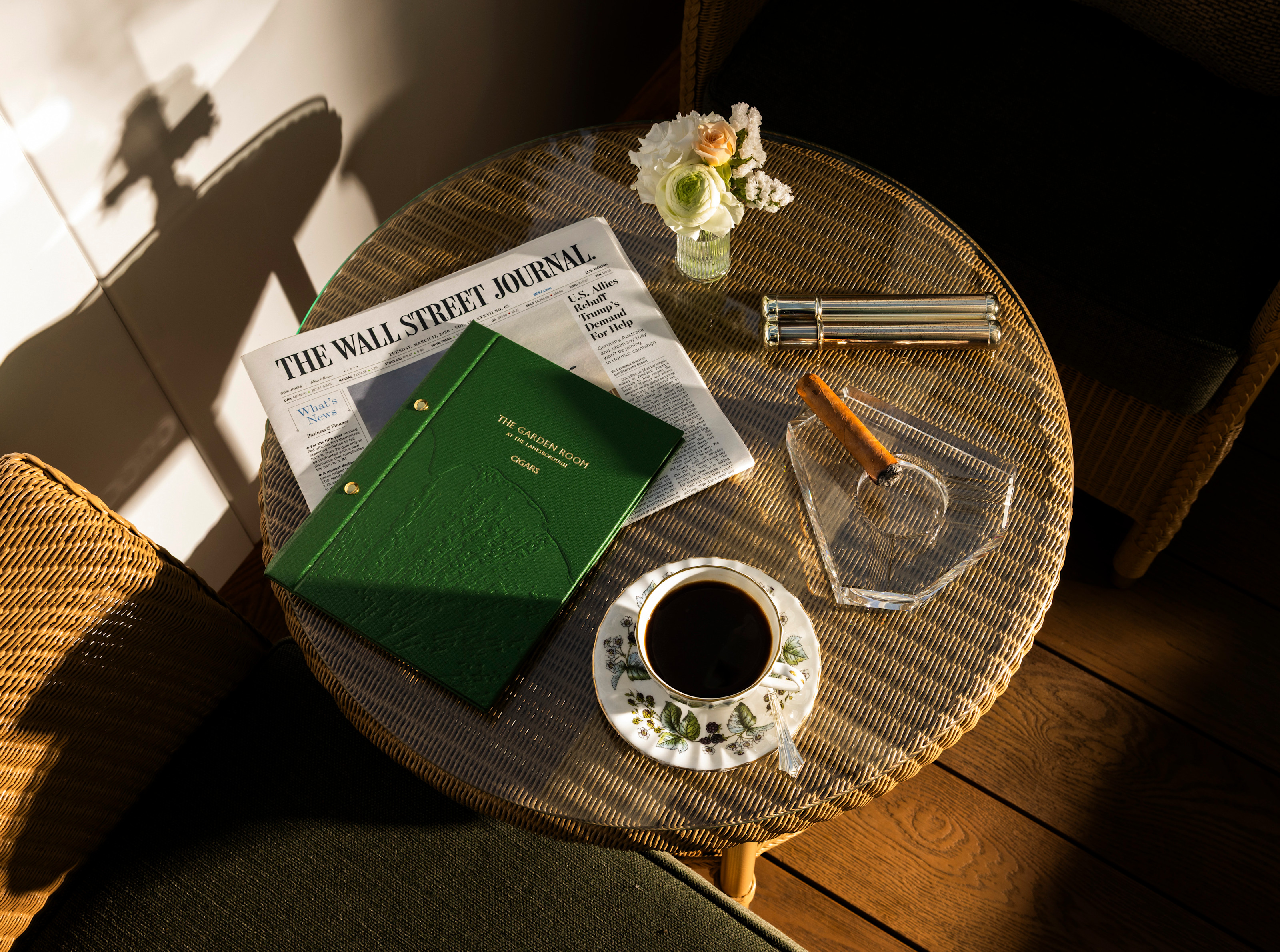 Coffee and cigar - The Garden Room