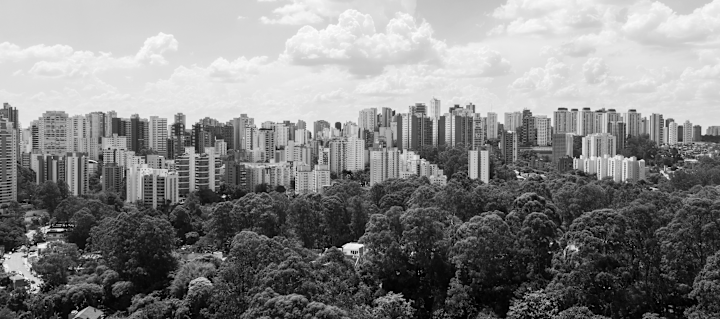 SAO - Aerial shot - City view