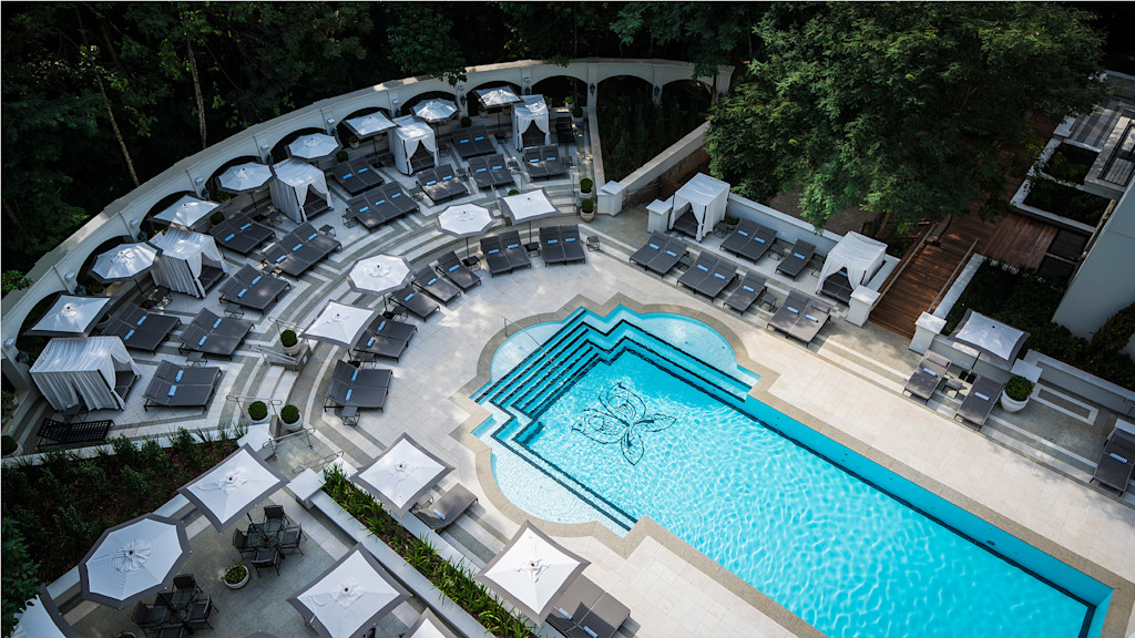 SAO - Pool aerial view