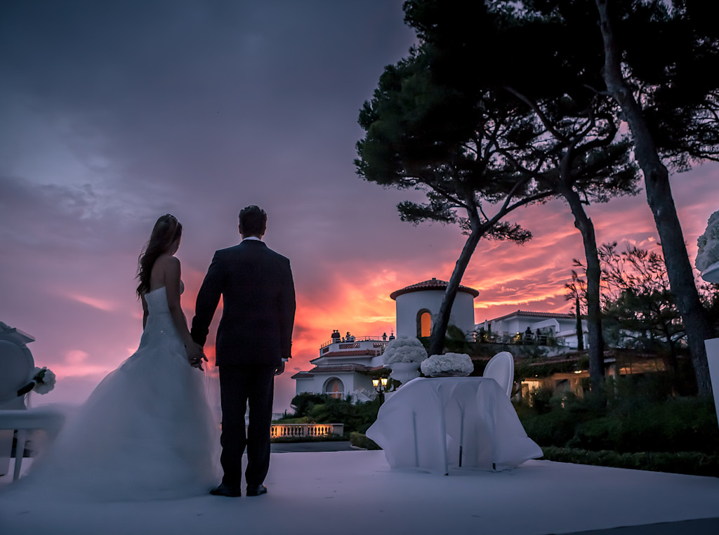 HDC - Sunset newlyweds