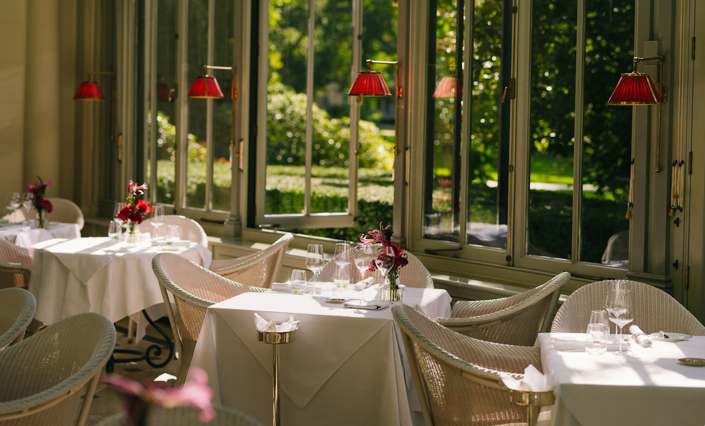 Brenners Park riverside grounds and Black Forest views — luxury garden setting, Baden-Baden Germany