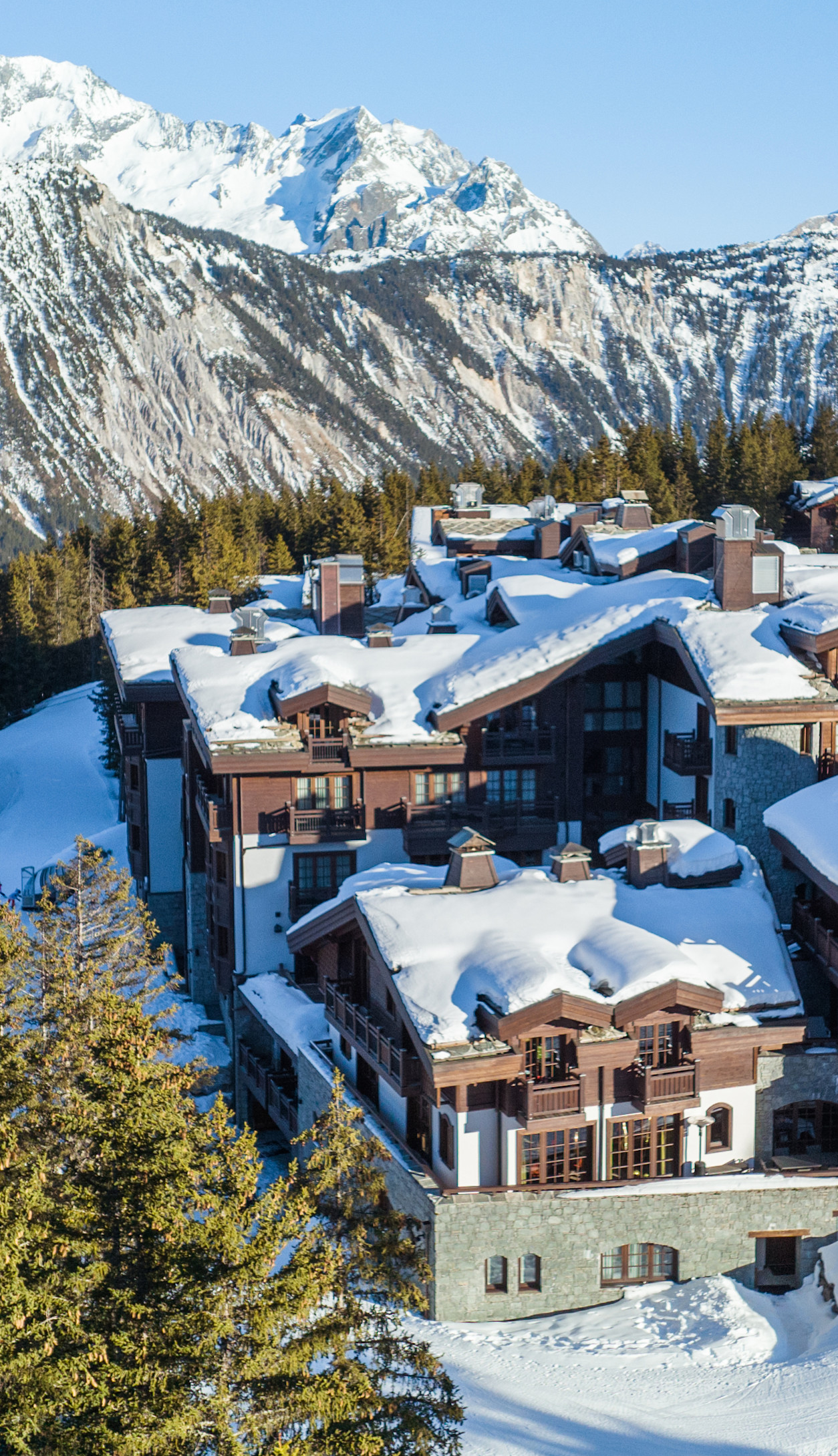 APG - Drone Photo of L'Apogée Courchevel
