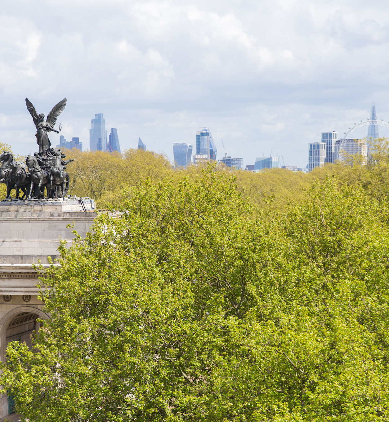 Wellington Arch London Skyline Autumn