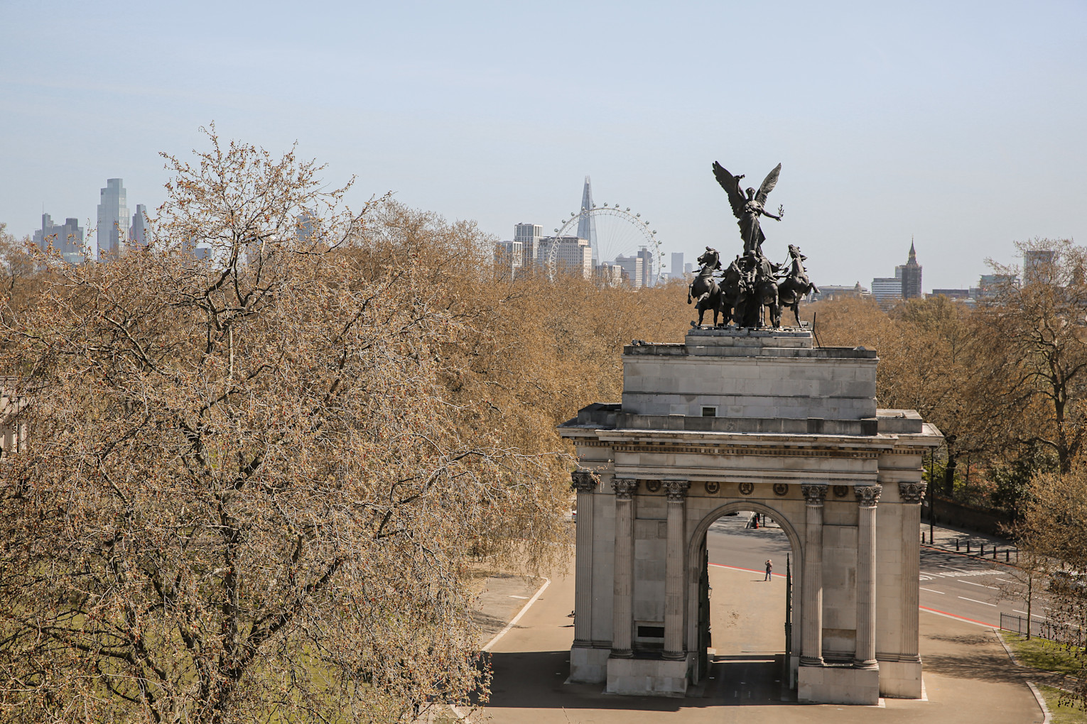Wellington Arch London Skyline Autumn