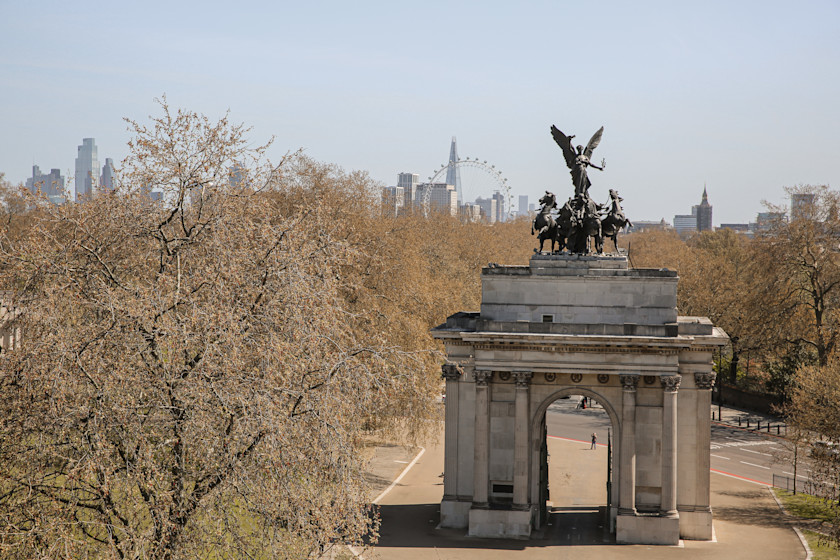 Wellington Arch London Skyline Autumn