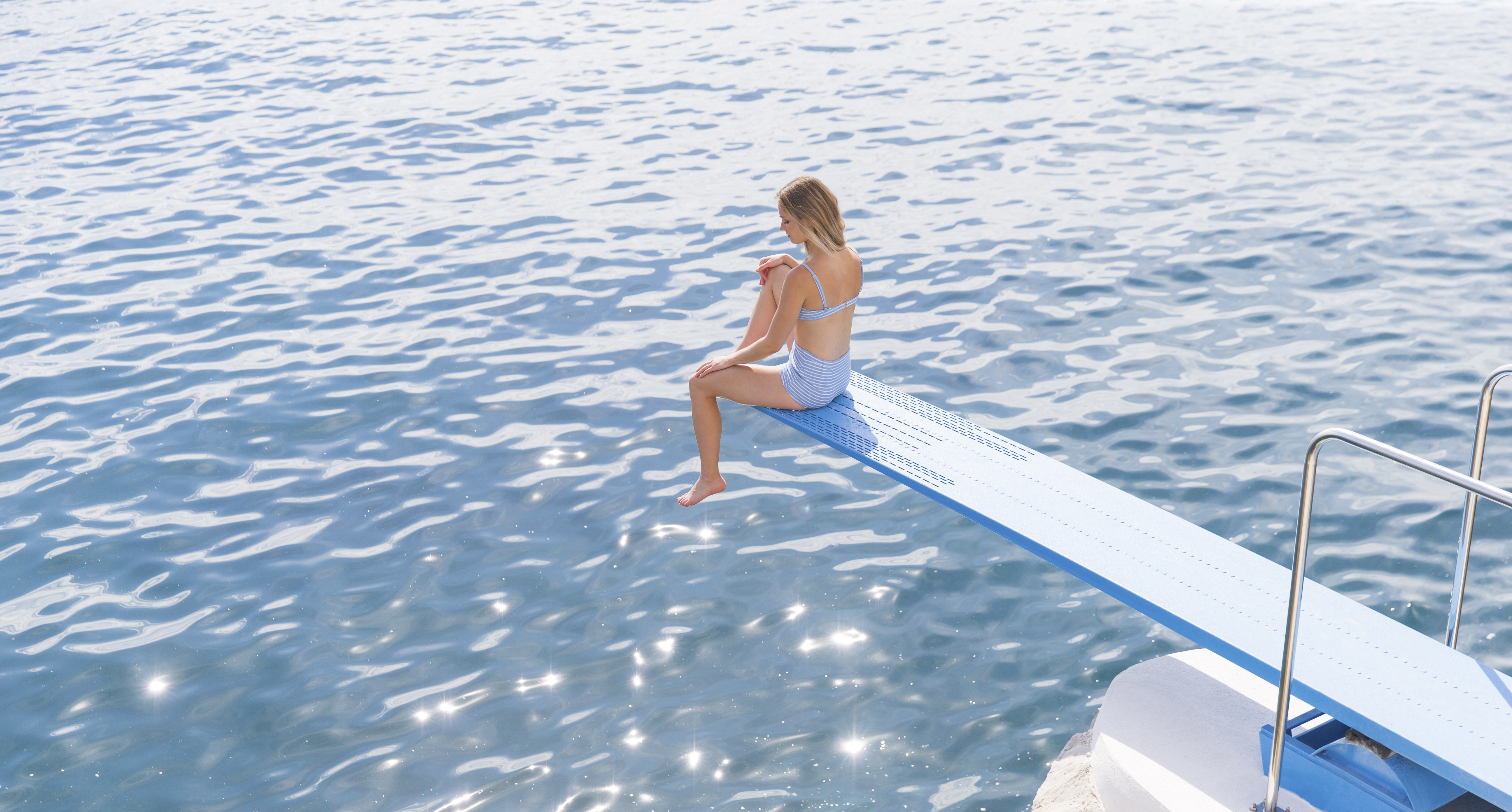 HDC - Woman on diving board cut