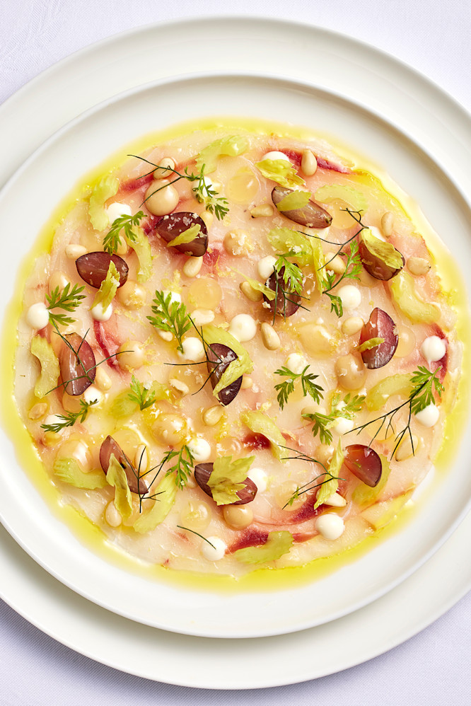 Sea bream carpaccio - The Lanesborough Grill Summer Menu 2026