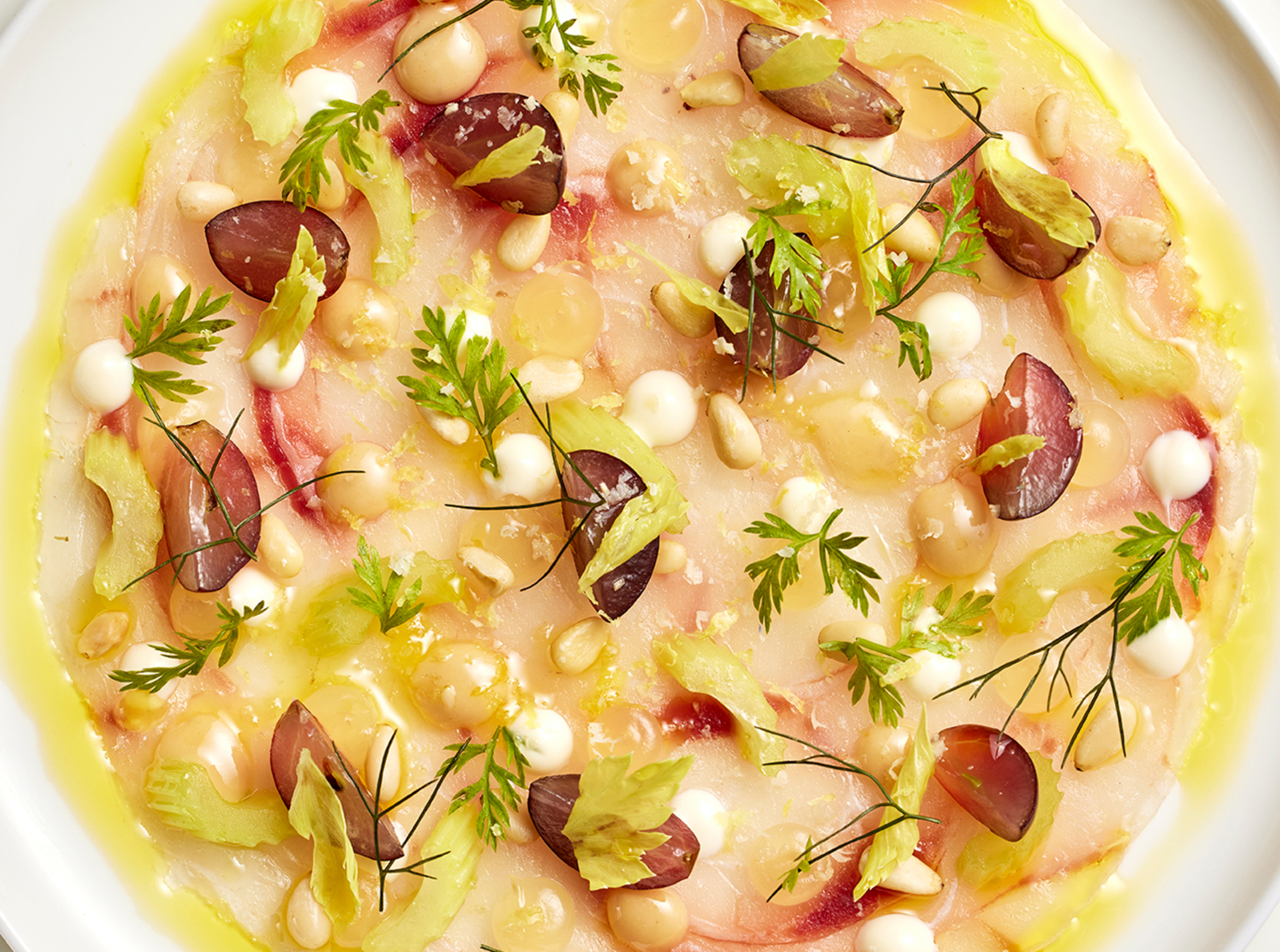 Sea bream carpaccio - The Lanesborough Grill Summer Menu 2026