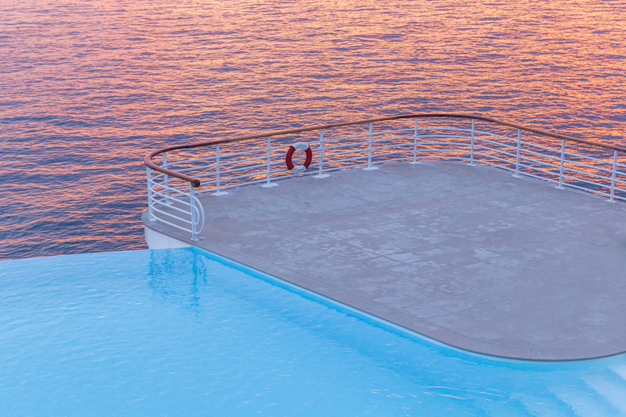 HDC - Pool at pink sunset