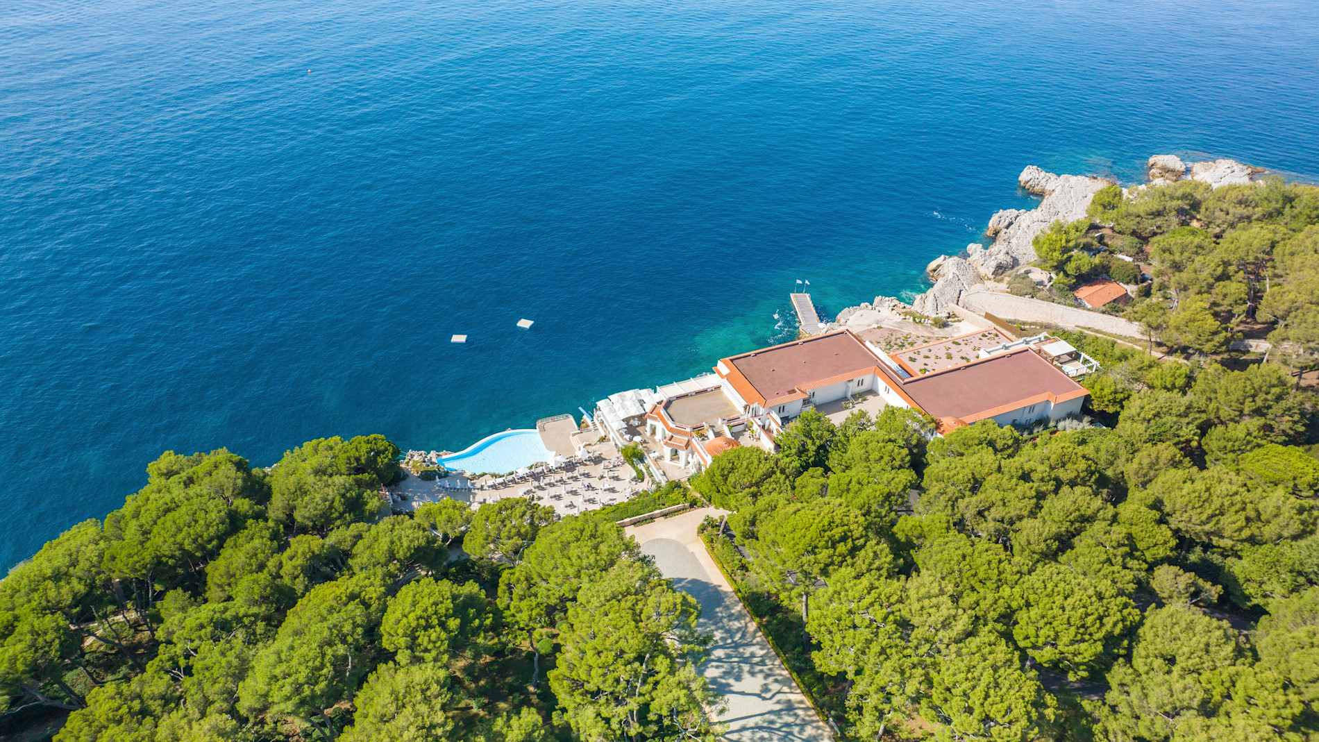 HDC - Vue aérienne Pavillon Eden-Roc