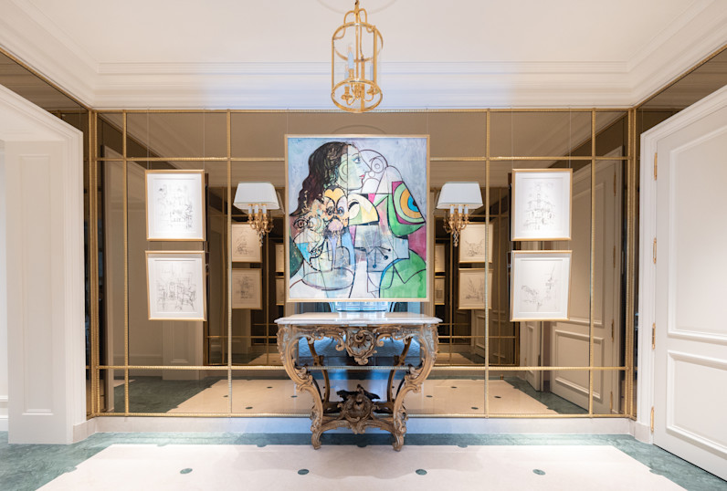 Le Bristol Paris – Suite Impériale - art by condo