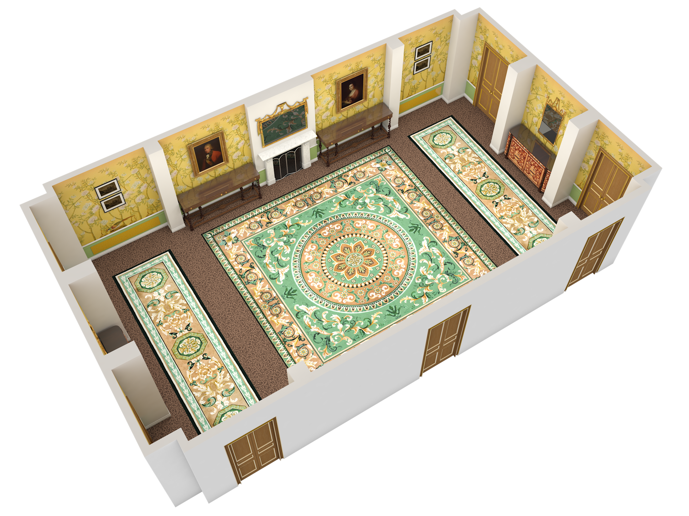 LAN - Westminster -3D Plan - View 2