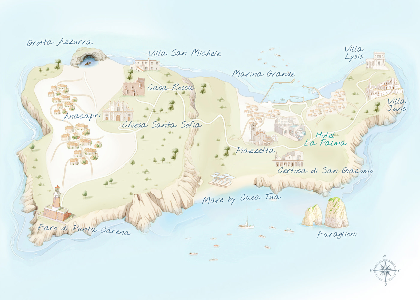LPA - Map with Casa Tua