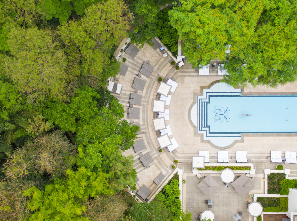 SAO - Pool aerial view