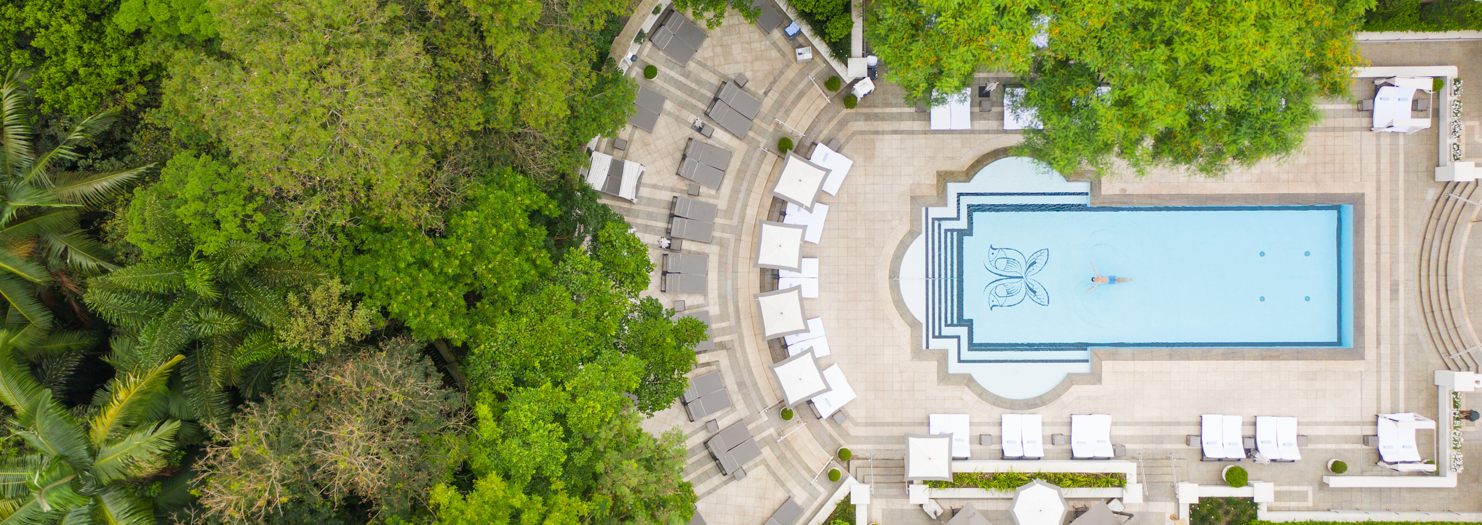 SAO - Pool aerial view