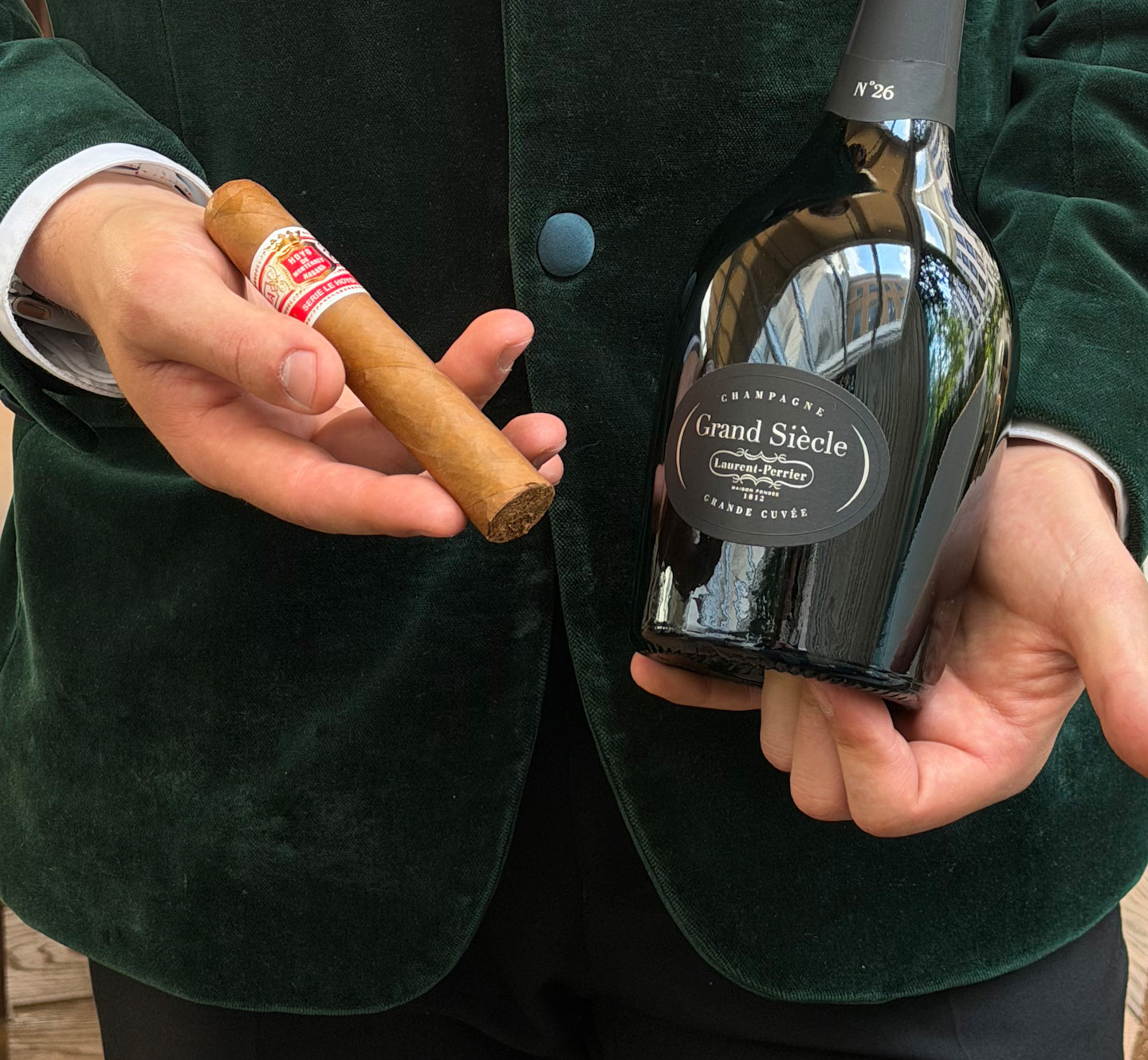 Hoyo de Monterrey and Laurent Perrier Grand Siècle No.26 Cigar Masterclass at The Garden Room