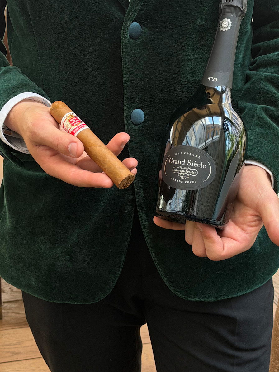 Hoyo de Monterrey and Laurent Perrier Grand Siècle No.26 Cigar Masterclass at The Garden Room