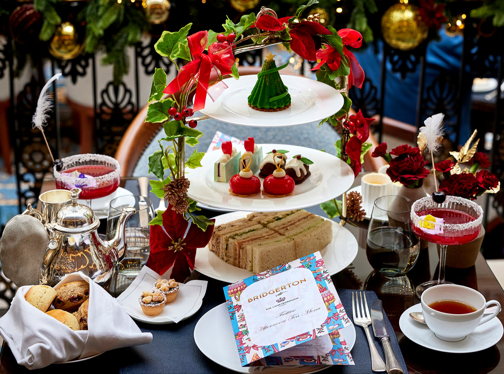 LAN - Festive Afternoon Tea Display 2025 