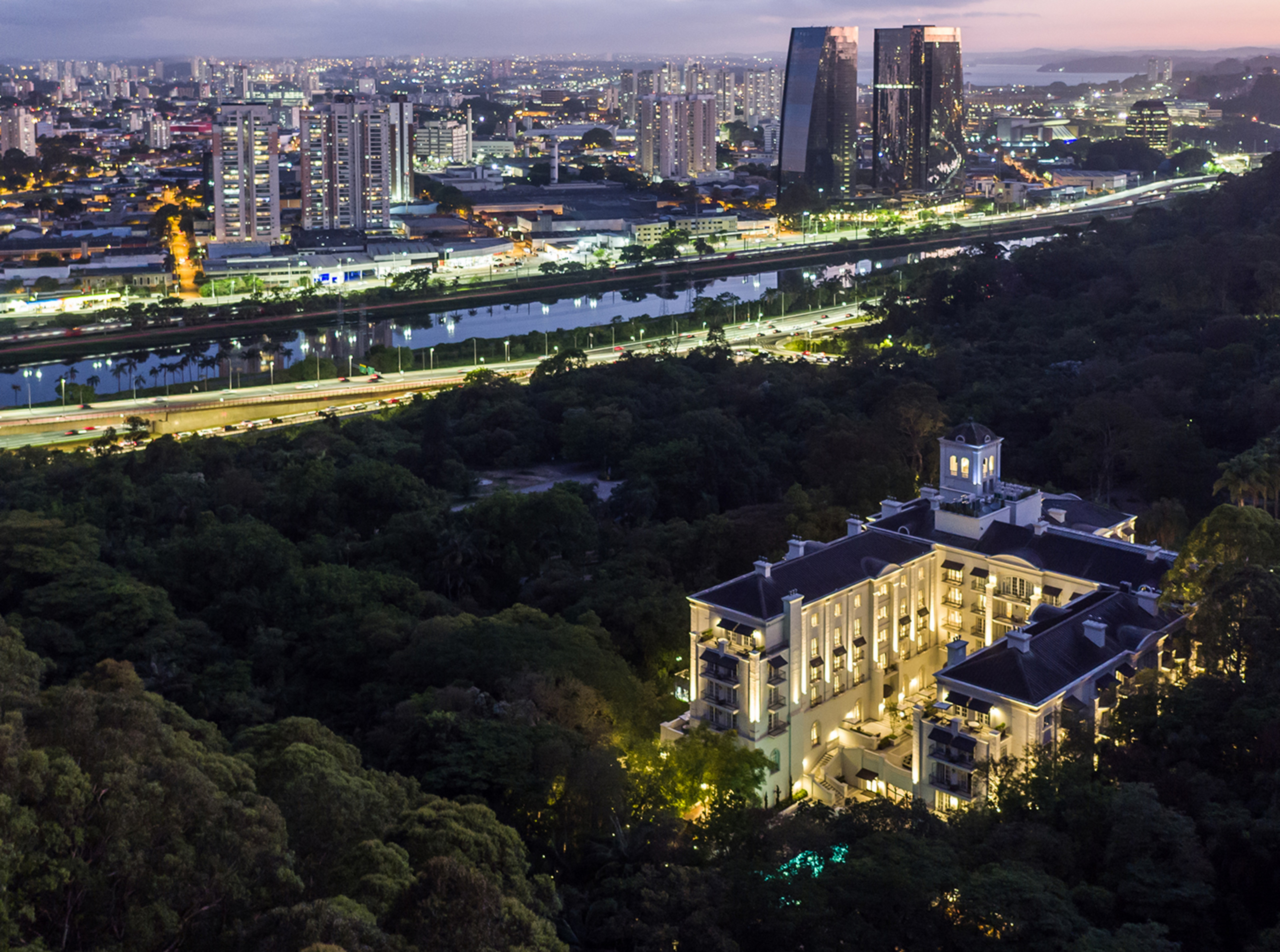 SAO - Hotel Exterior - Night