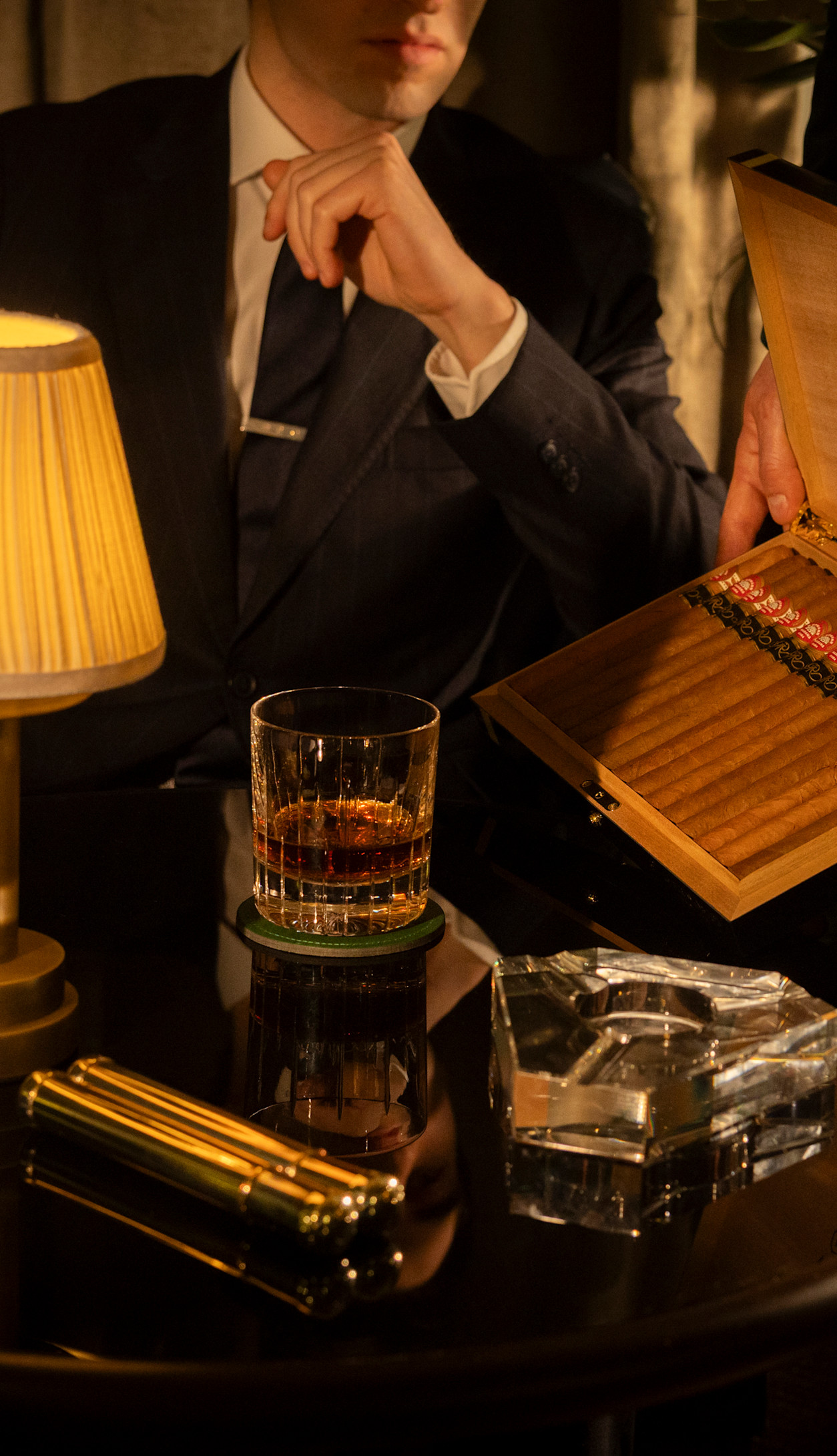 Cigars at The Garden Room at The Lanesborough