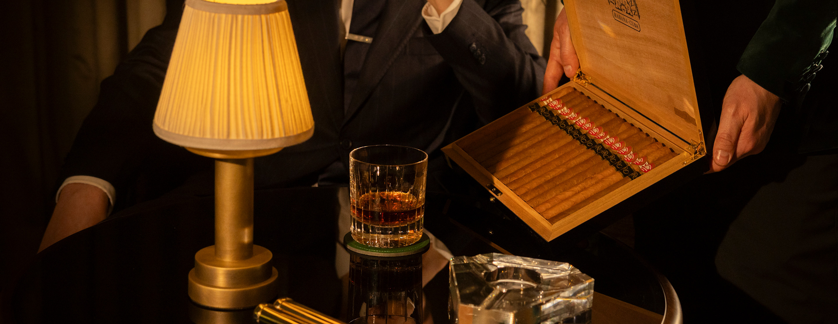 Cigars at The Garden Room at The Lanesborough