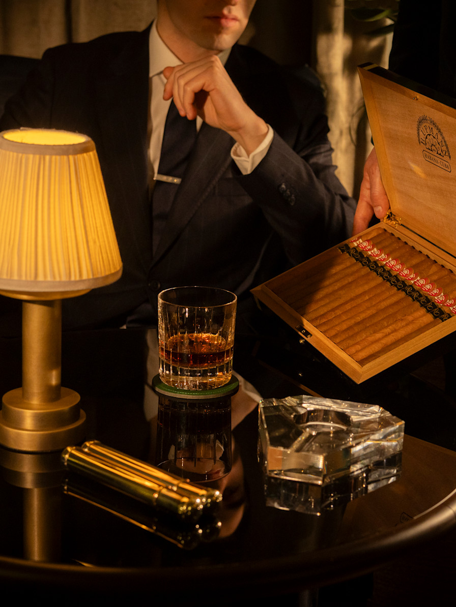 Cigars at The Garden Room at The Lanesborough