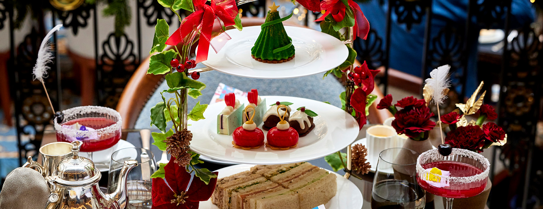 LAN - Festive Afternoon Tea Display 2025 
