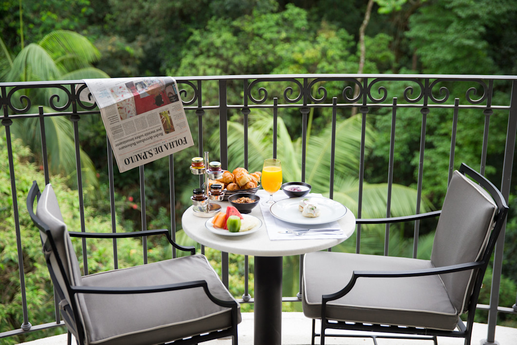 SAO - Balcony - Breakfast