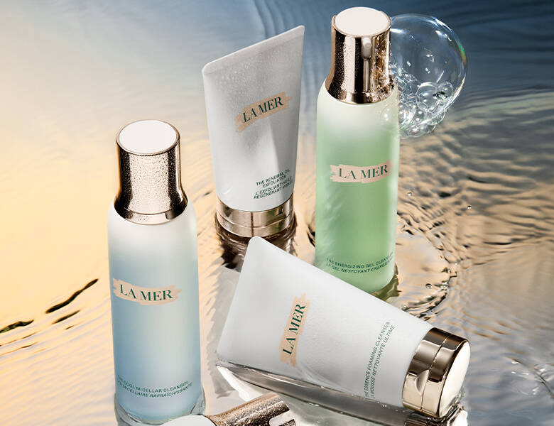 Her ses fire produkter i lysere farver på en lysere baggrund.