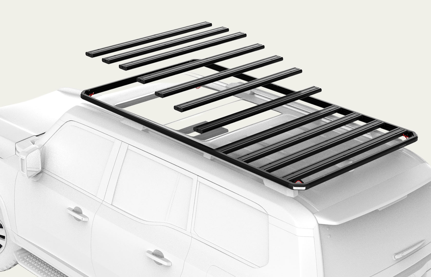 Slimline 3 modulare Querleisten