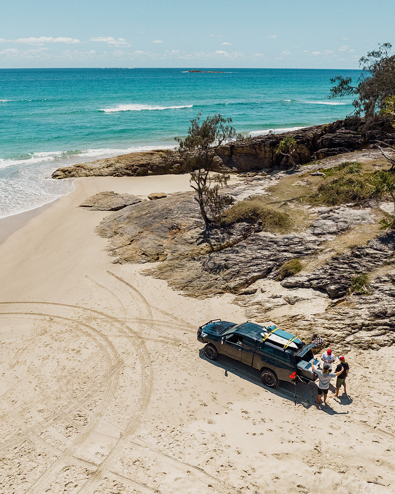 AU - Stradbroke Island drone shot
