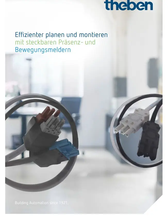 Effizienter planen und montieren mit steckbaren Präsenz- und Bewegungsmeldern