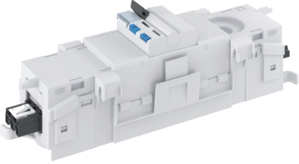 Distribution board for installation trunkings with ARF510D Winsta front mounted