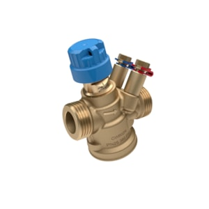 AB-QM, DN 15, Low flow, With test plugs, External Thread