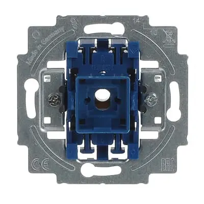 Rocker push-button, single push-button, 1 normally open contact, 10 A, single rocker