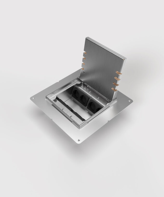 8908H Hohlbodentank: max. 8 x Schuko