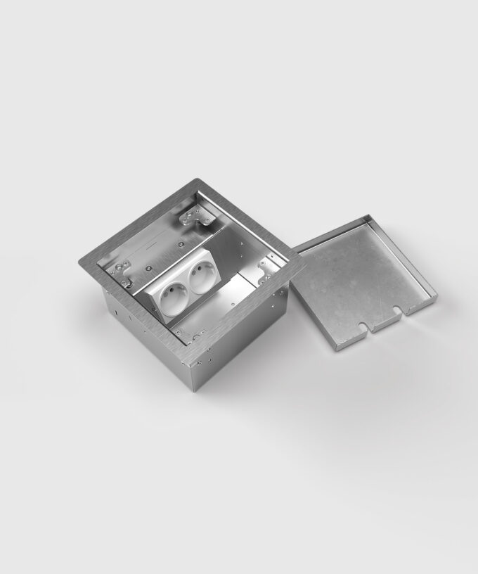 8502B Raised access floor socket: max. 2 x Schuko