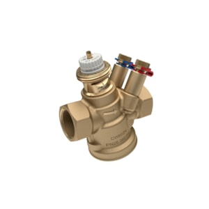 AB-QM, DN 15, High flow, With test plugs, Internal thread