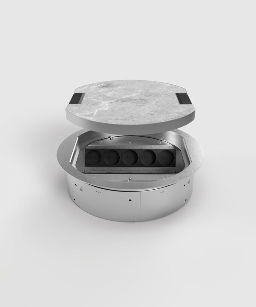 9110BB Hohlbodentank: max. 10 x Schuko