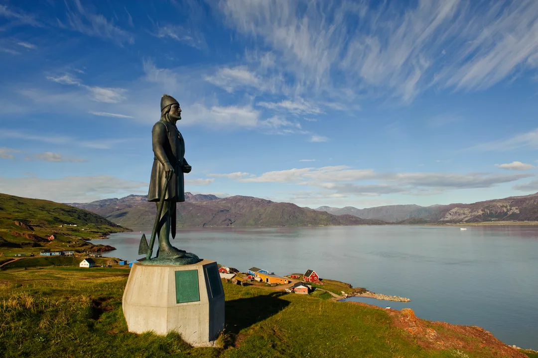 Statue of Leif Eriksson, Qassiarsuk - Greenland