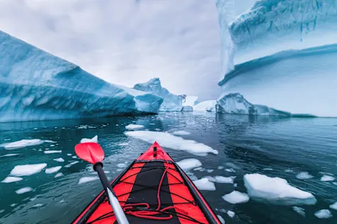 Kayaking in Antarctica