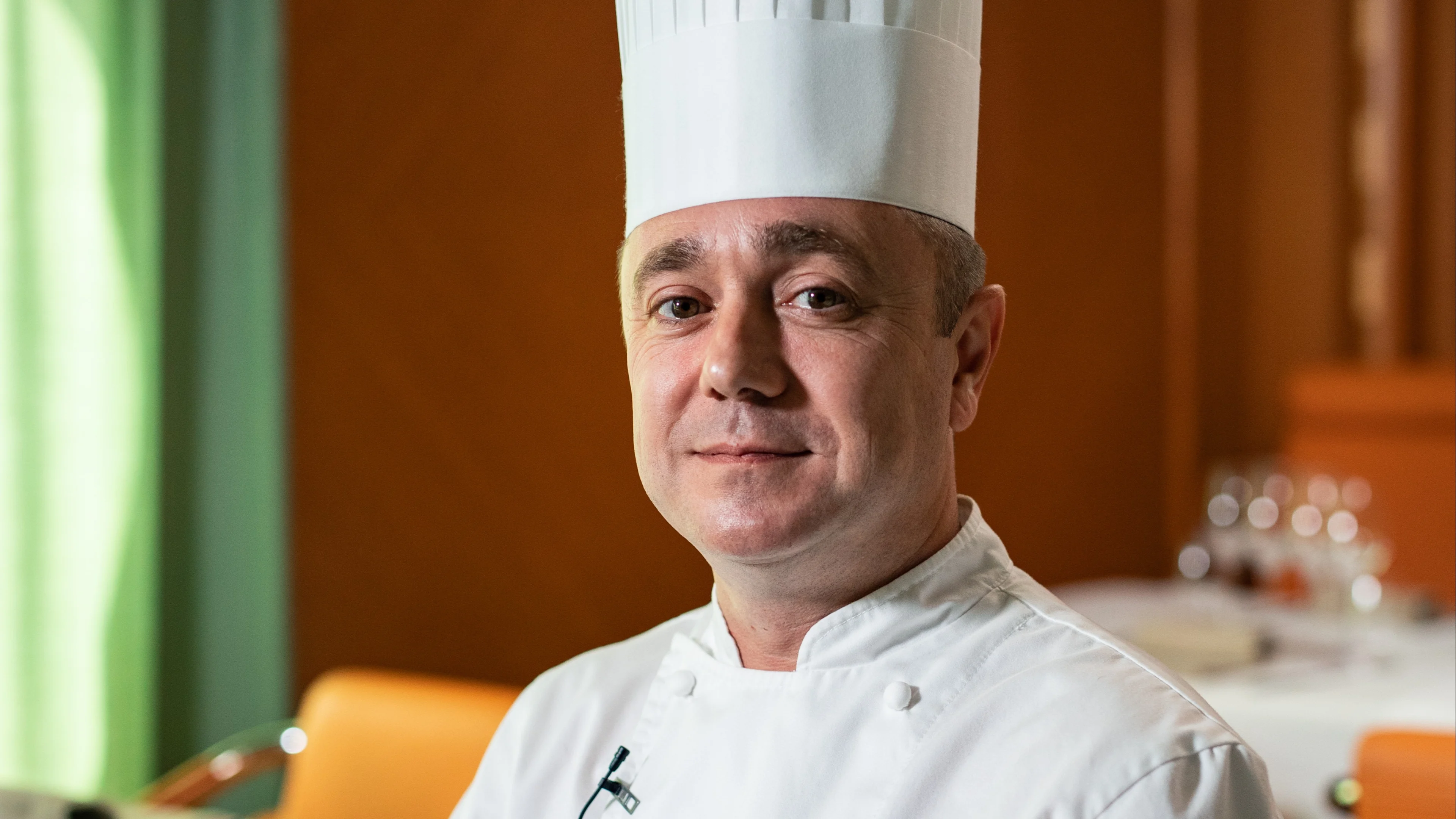 Daniel Bennett, Executive Chef onboard MS Maud. Photo: Tom Woodstock / Ultrasharp