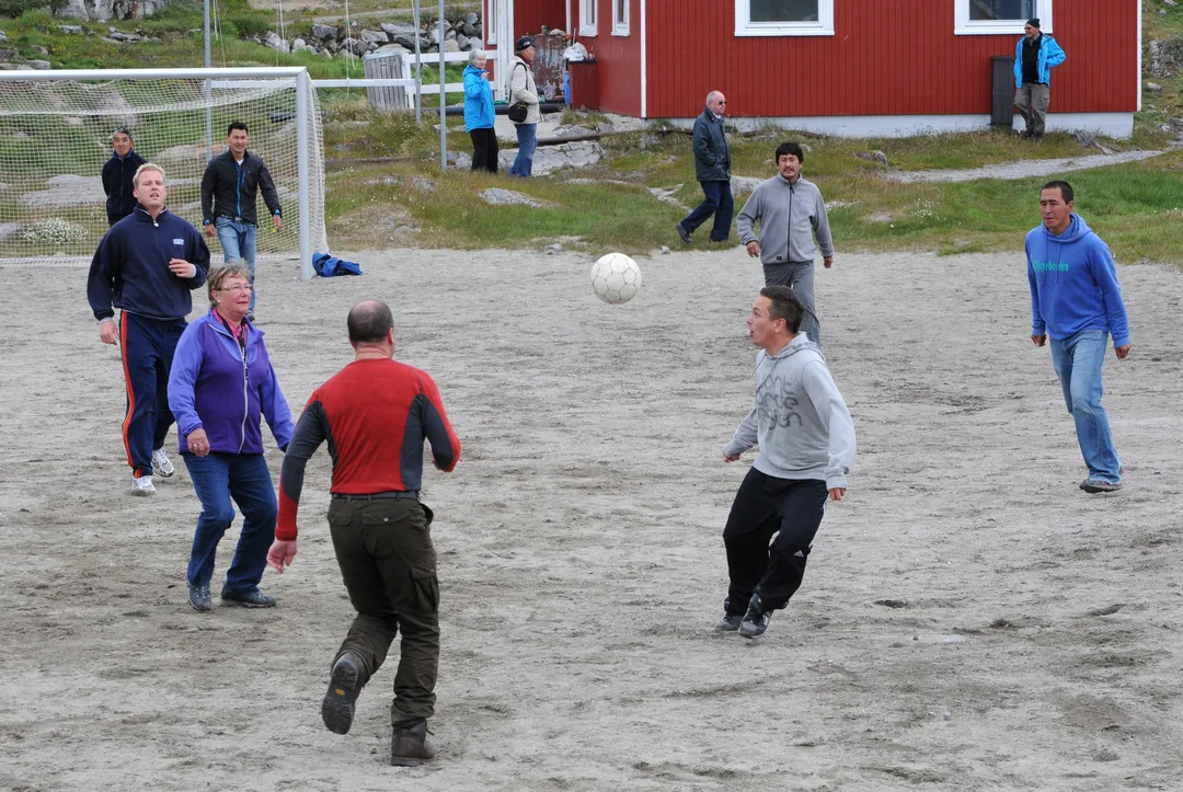 Soccer match itilleq Greenland HX 00961