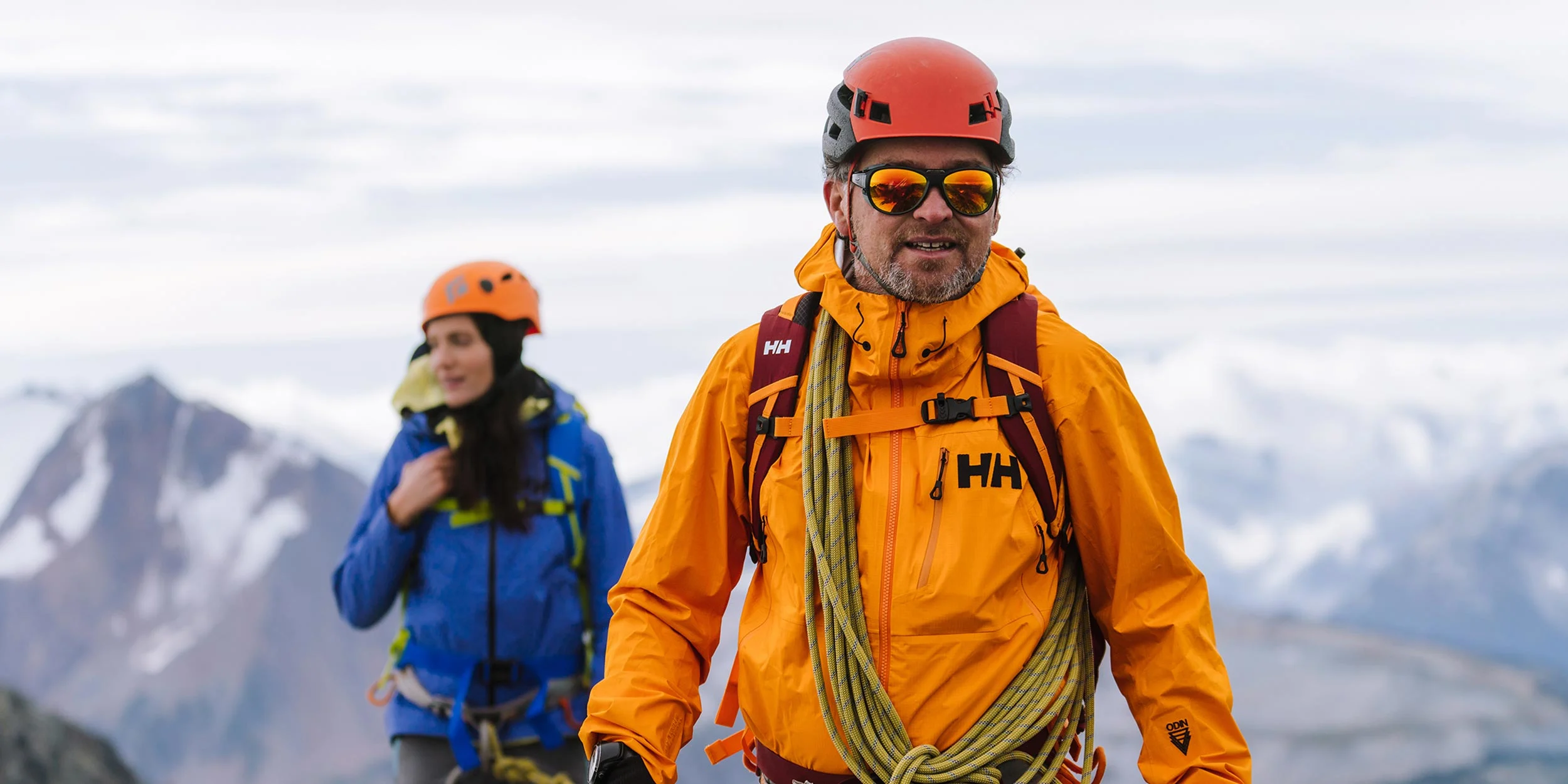 Man in Helly hansen jacket